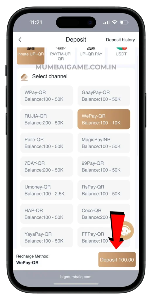 mumbai-deposit-page